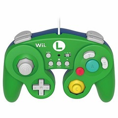 Green Luigi Wii Classic Controller